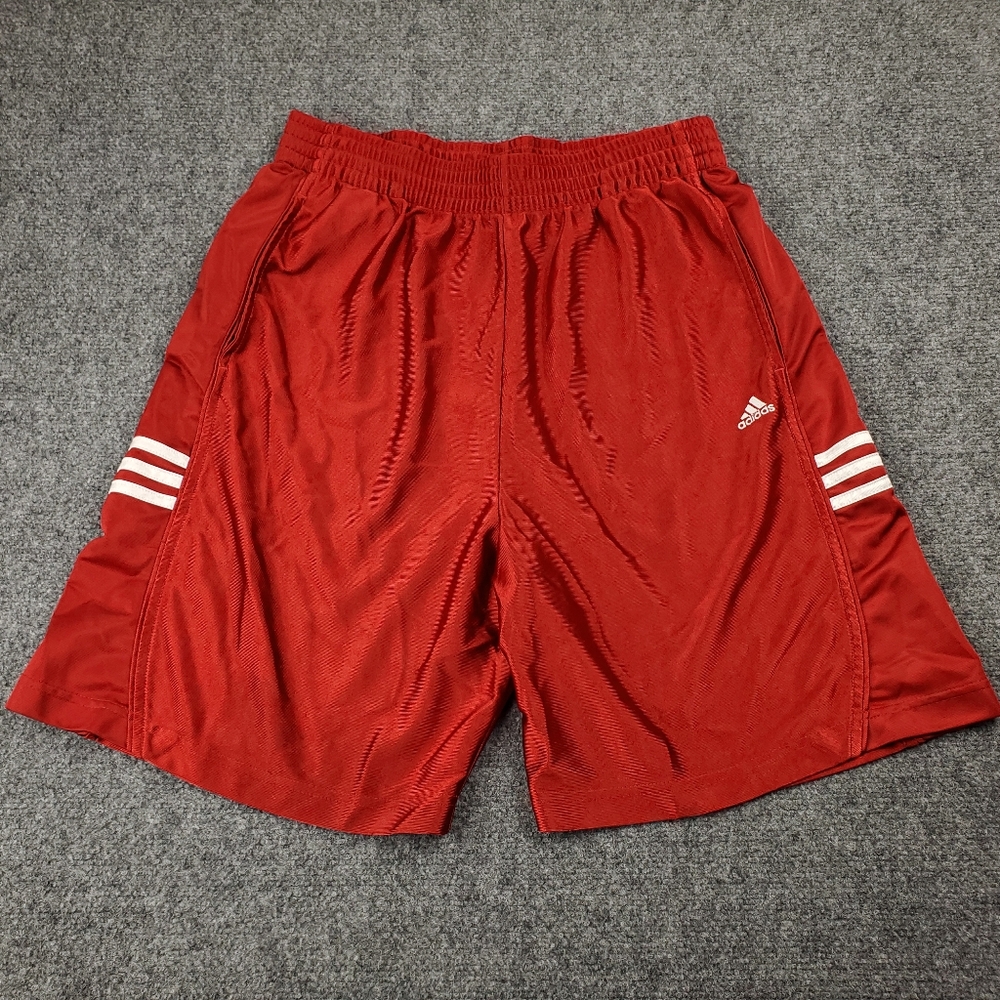 Vintage Y2K Adidas Dazzle Shorts Medium 2000s Basketball Silky Shiny Baggy 2003